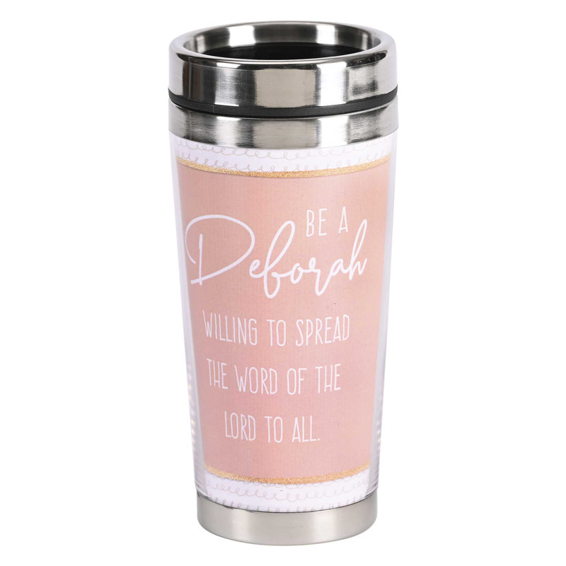 16 oz Tasse de voyage à double paroi en acier inoxydable