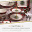 Christmas Tree TARTAN TIERED SERVER 10"