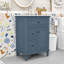 Meuble-lavabo moderne avec lavabo lisse, trop-plein et beaucoup de rangement-171362264
