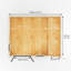 17ft x 13ft Home Office Elite Log Cabin With Side Shed With UPVC Windows & Doors (44mm)-105863310