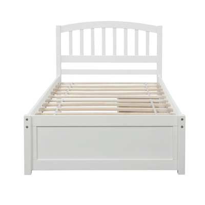 Twin Platform Storage Bed Wood Bed Frame With Two Drawers And Headboard -  Red Barrel StudioÂ®, F7D8F390938E4A4A823671E568841C15