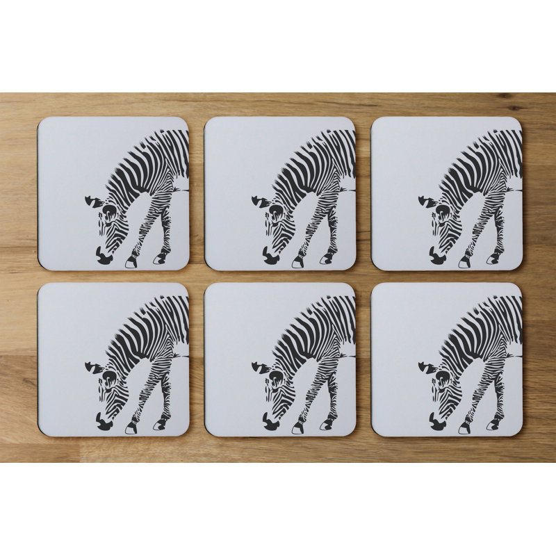 Square 6 Piece Coaster Set