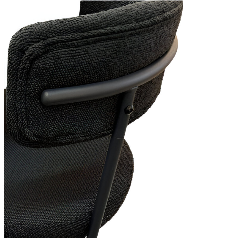 Fauteuil Federica II, Noir, noir, noir, noir