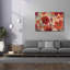 «Epent Graffiti» «Magenta and Coral Floral» par Silvia Vassileva, art mural sur toile, 60 po x 40 po-117052971