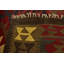 Tapis de zone en laine rouge/brune 5 pi 3 po x 8 pi 2 po one-of-kind à la main noué la Lorain