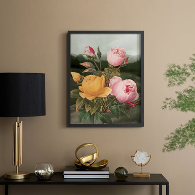 «Botanical Landscape II», reproduction encadrée - bois massif