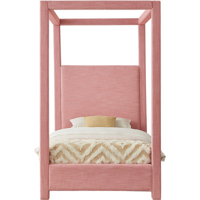Upholstered Canopy Bed