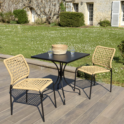 Decole 2 - Person Square Patio Dining Set