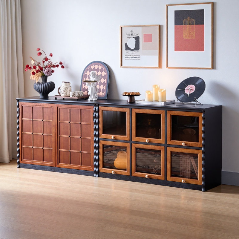 Meuble télé brun clair French Luxury