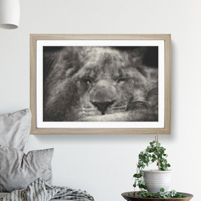 Lion Vol.2 - Picture Frame Graphic Art