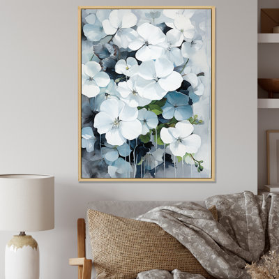 " White Adorned Violets "