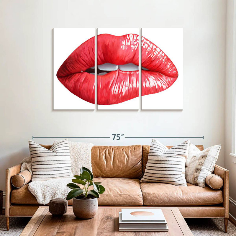 Shuttleworth Lip Biting, 36" H x 57" W