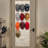 Over the Door Cotton Blend Cap and Hat Organizer with 15 hook & loop fastener Hangers