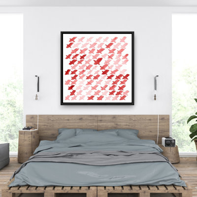 " X Red Pattern "