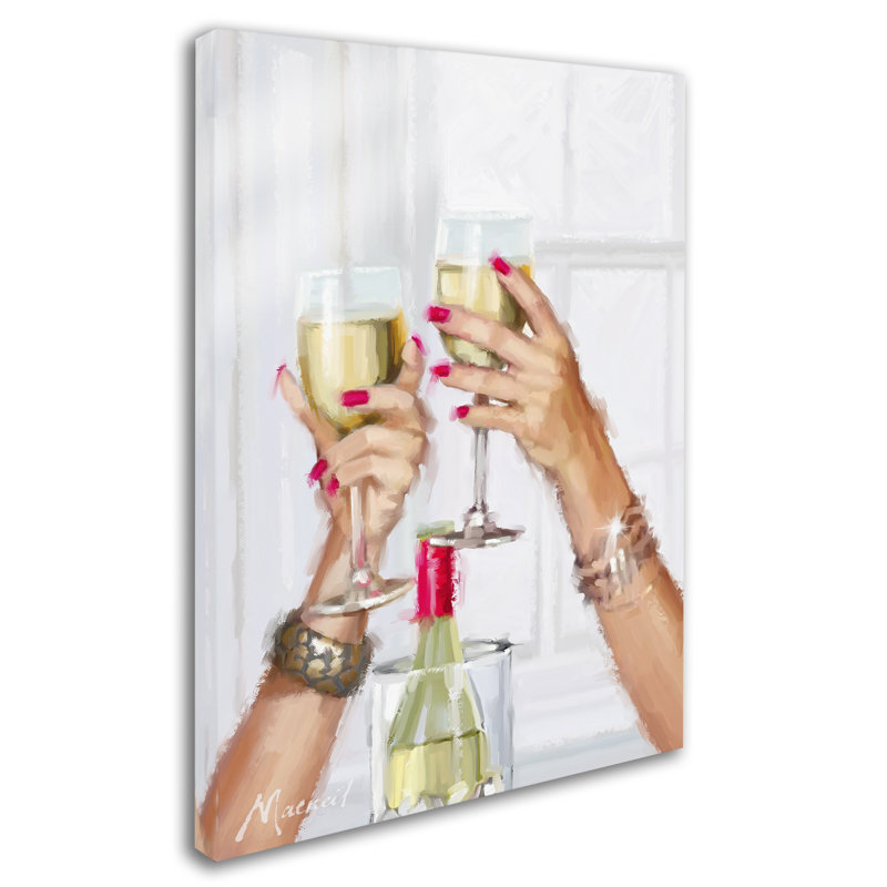 Armand «Cheers», reproduction sur toile, H 24 po x l 18 po x P 2 po