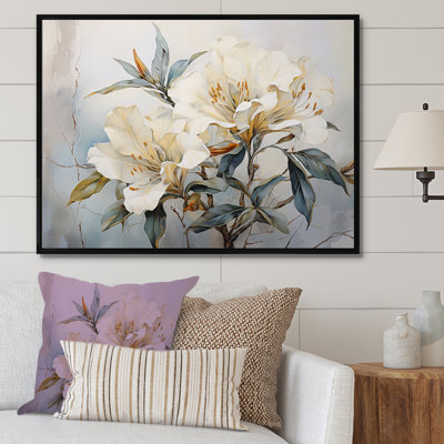 " Graceful Unembellished Rhododendron II " Print