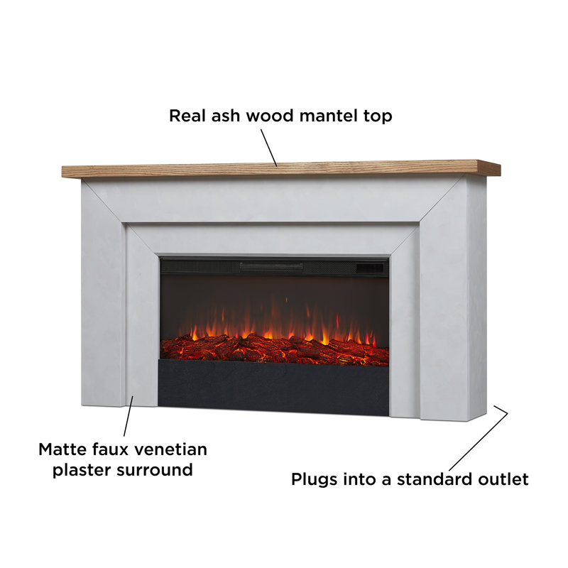 Malie 68" Landscape Electric Fireplace by Real Flame, Standard