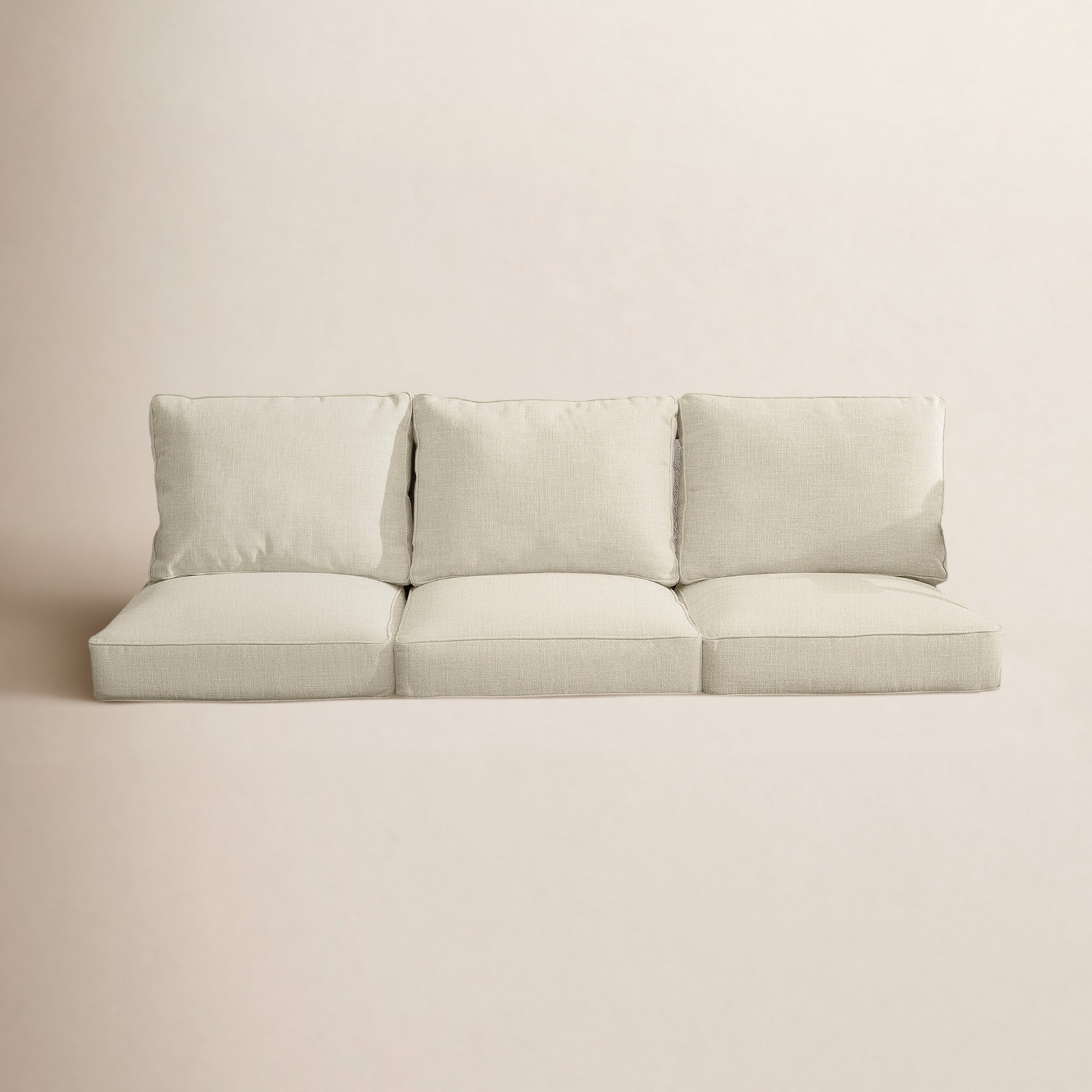 Outdoor Sofa, Canvas Cloud Sunbrella® Canvas, 23.50" W x 23" D