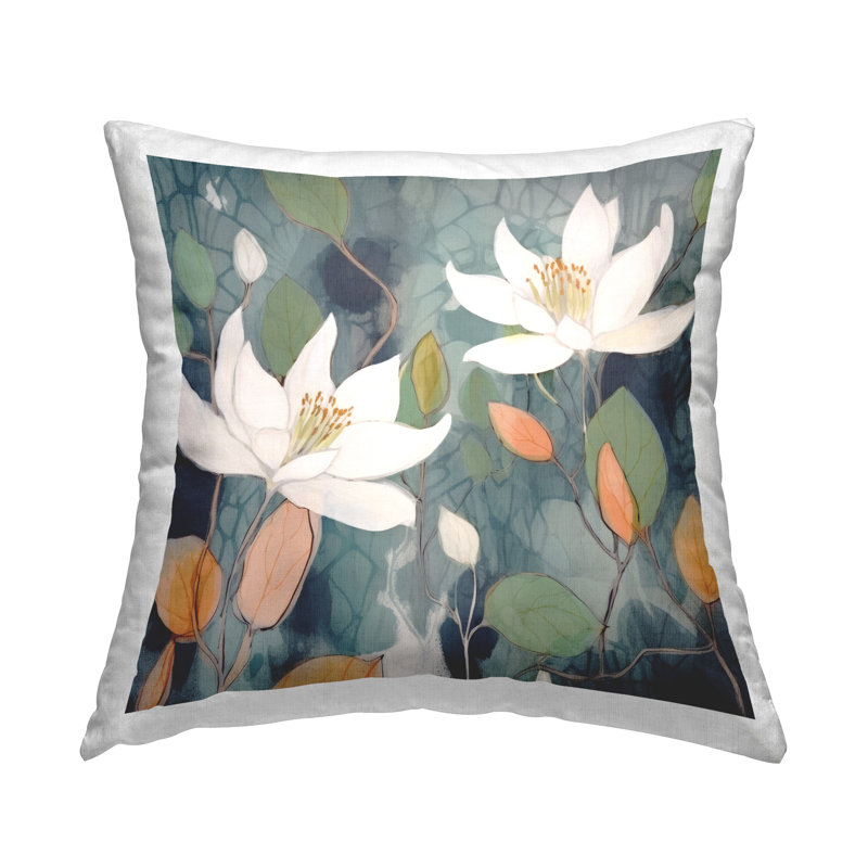 Coussin Victorian, H 18 po x l 18 po, Carrée, Vert géométrique 2
