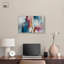 Décoration murale sur toile Rosy and Ocean Hues II par Art Remedy-115149731-115149727