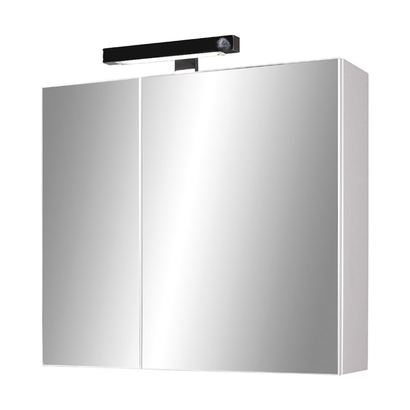 Liquid 67mm W 70mm H Surface Medicine Cabinet Mirror 2 Fixed
