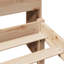 Bookcase Bed Without Mattress Solid Wood Pine-431558607-431558604