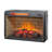 26 Inch Infrared Quartz Heater Fireplace Insert -Woodlog Version With Brick