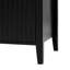 Armoire noire avec poignées fonctionnelles en métal - Optimisez le rangement dans votre bureau-834693463