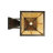 Rustic Lodge Steel Armed Sconce
