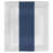 Blanc / bleu marine minuit / blanc