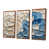 Toile avec cadre flottant brun