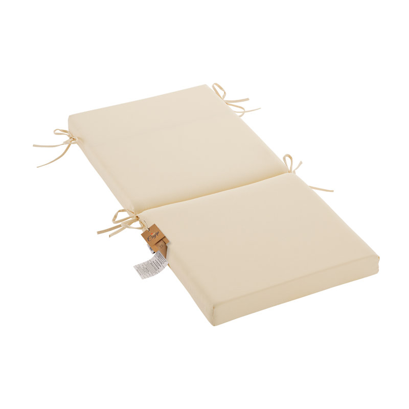 Coussin de dossier / siège d'extérieur, Blanc