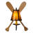 Kluge Steel Candle Wall Light