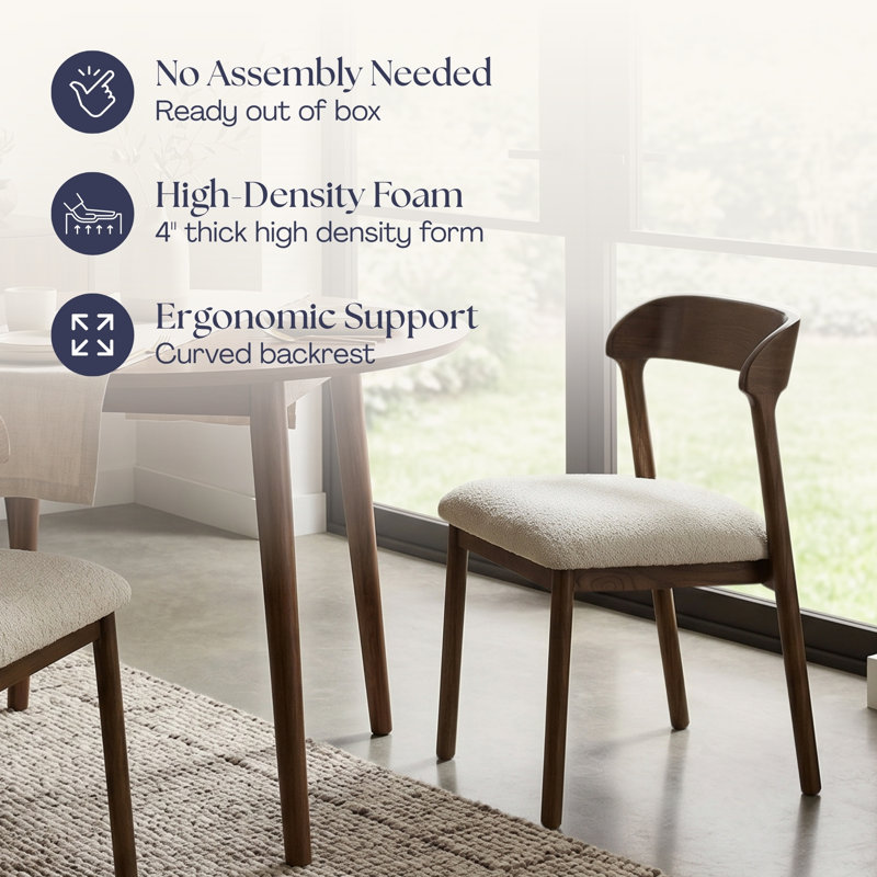 Kirstopher Upholstered Dining Chair, Brown
