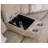 Cerro Sand Dual Power Console Loveseat