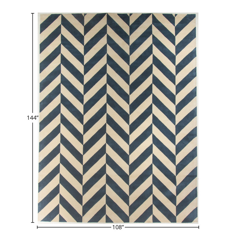 Rectangle Rectangle 9' X 12' Area Rug with Non-Slip Backing