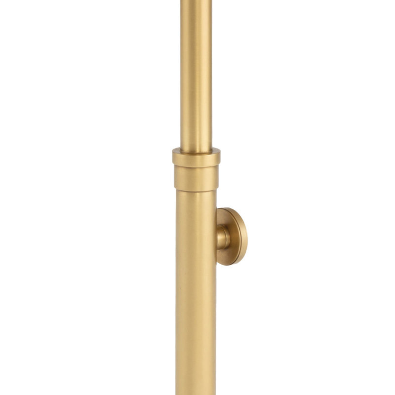 Myles Accent Table Large (Oil Rubbed Bronze), Natural Brass