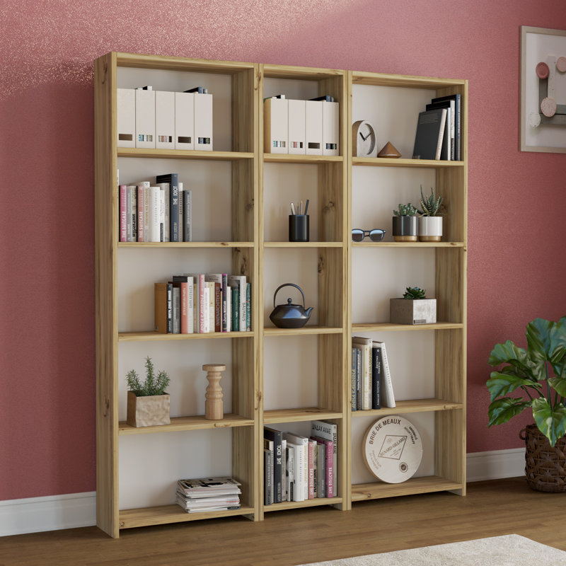 Bibliothèque Bulluck H 66,54 "x l 59,06", Naturel