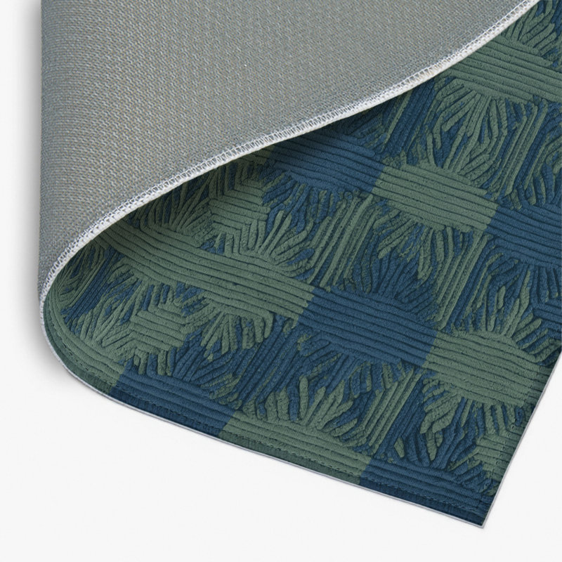 Tapis gris intérieur et extérieur Trellis, Rectangulaire 2 pi x 3 pi