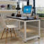 Metal Base Writing Desk-652874179