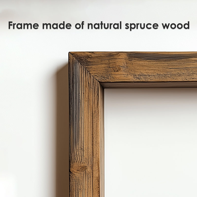 Elegant Decorative Framed MDF Paintings (2 Pieces), Pine Wood Frame, 27.6 x 19.7 x 0.1 inches | 100% MDF, Thickness: 0.1 inches | UV Printed Artwork, Perfect for Living Room & Office Décor, Stylish & Modern Design