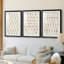 «Neutral Lattice I», reproduction encadrée sur mesure de qualité supérieure mate - 3 pièces-2084421427-2084421425
