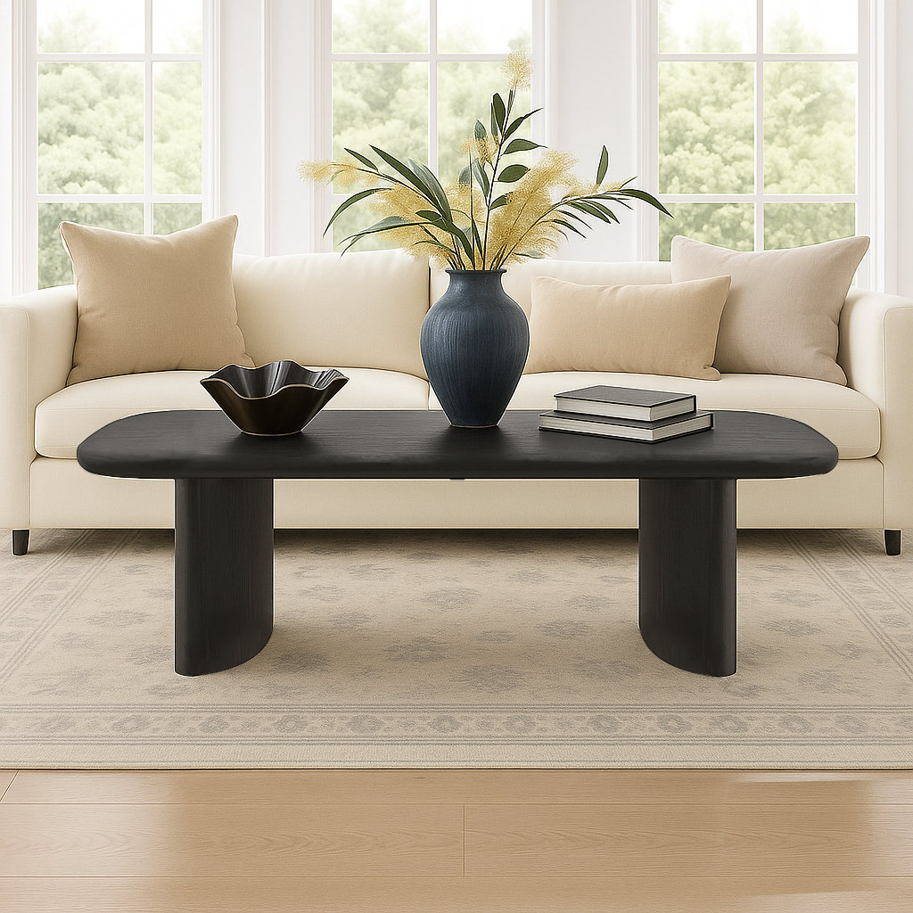 Circa 50" Coffee Table, Black