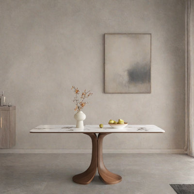 Table de salle à manger mat