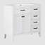 Jabe 35.98'' Single Bathroom Vanity with Ceramic Top-1308342182
