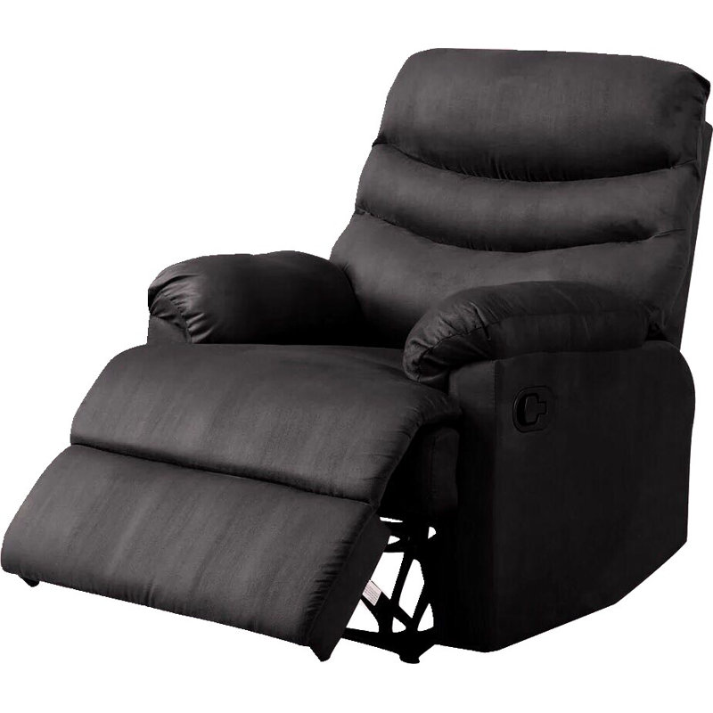 31.5'' Wide Recliner with  Cup Holder, Black