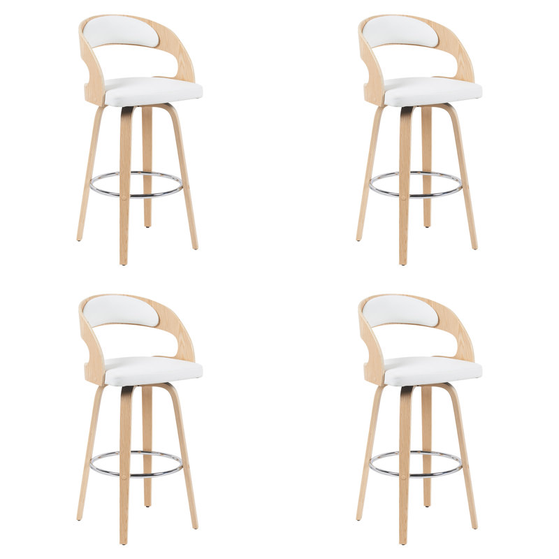Tabouret de bar pivotant Pensacola, 4, Tabouret de bar (siège d'une hauteur de 30 po)