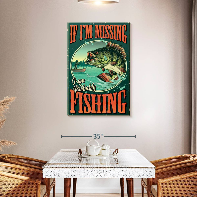 Senne Bass Fishing, H 45 po x l 30 po