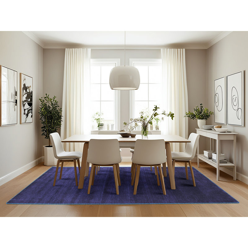 Damask Indoor Rug, Rectangle 7' x 10'