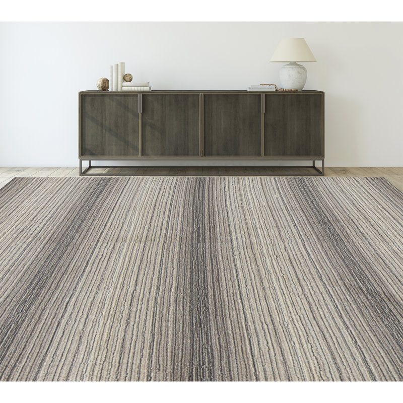 Gabbeh Hand Woven Wool Striped Area Rug
